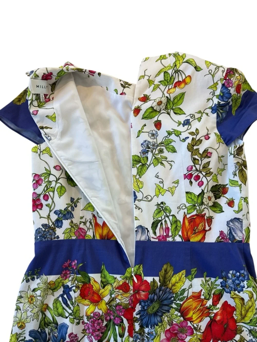 MILLY Karissa Floral print Cotton Dress - Picture 9 of 11